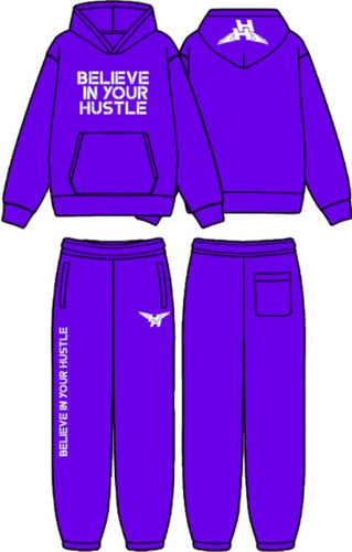 BIYH Purple Fleece SweatSuit