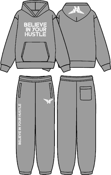 BIYH Grey Fleece SweatSuit